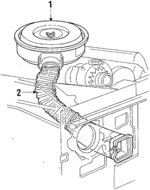 E8TZ9600C - Engine: Air Cleaner Assembly for Ford: F-250, F-350, F-Super Duty Image