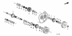 90201PL4000 - Transmission - Automatic: NUT, FLANGE (19MM) for Honda Image