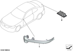 63137498159 - Lighting: Auxiliary Turn Signal, Mirror, Left for BMW Image