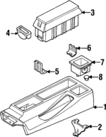 51168186102 - Body: Console for BMW: 318ti Image