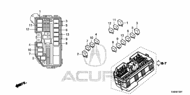 Control Unit (Engine Room) (2) for 2015 Acura ILX #0