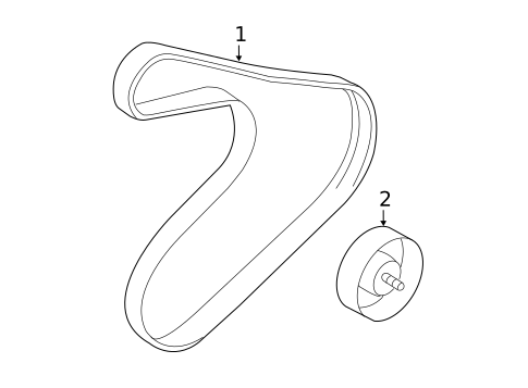 Belts & Pulleys for 2017 Hyundai Tucson #0