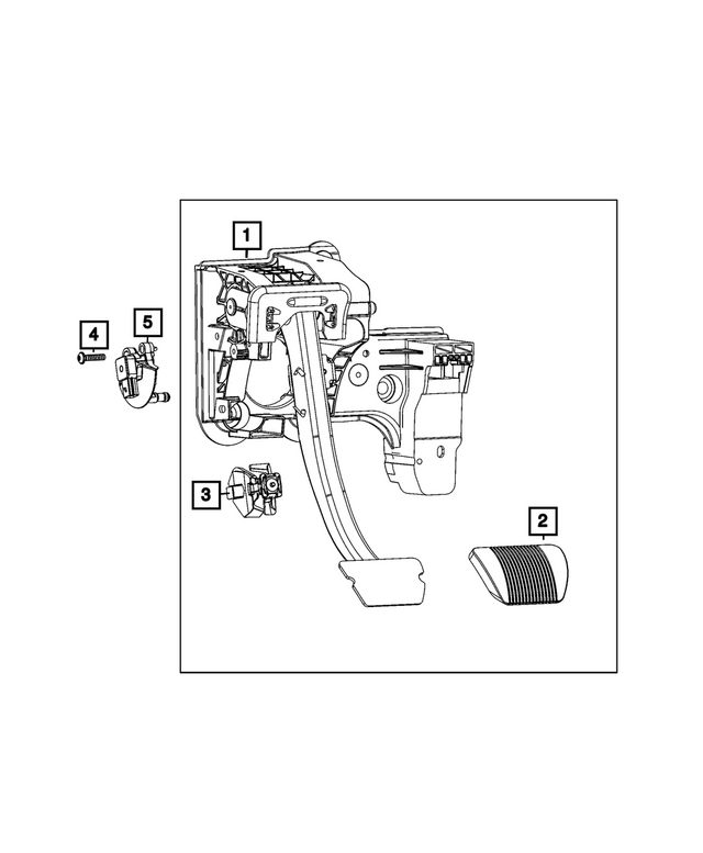 68709013AA - : Pedal Pad for Mopar Image