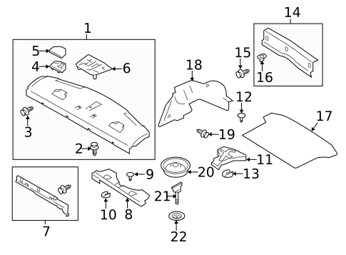 Interior Trim - Rear Body for 2016 Scion FR-S #0