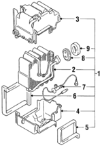 MB958434 - HVAC: Evaporator Assembly for Mitsubishi: 3000GT Image