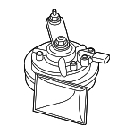 61336935987 - Electrical: Horn for BMW: 525i, 525xi, 528i, 528i xDrive, 528xi, 530i, 530xi, 535i, 535i GT, 535i xDrive, 535xi, 545i, 550i, 645Ci, 650i Image