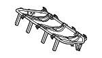 2979205900 - Body: Cushion Frame for Mercedes-Benz Image