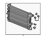21915 - Belts &amp; Cooling: ACDelcoâ„¢ Radiator for Chevrolet: Equinox | GMC: Terrain Image