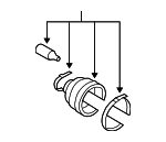 28496AG030 - Suspension: Outer Boot for Subaru: Crosstrek, Forester, Impreza, WRX, XV Crosstrek Image