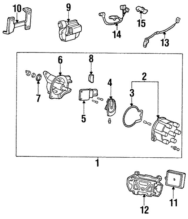 37501P8AA01 - : Engine Crankshaft Position Sensor for Acura Image
