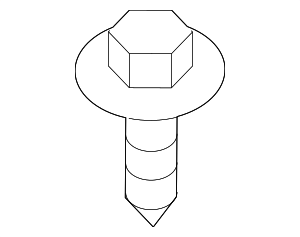 7119901311 - Body: Rear Trim Screw for BMW: 230i, 230i xDrive, 330e, 330e xDrive, 330i, 330i xDrive, 430i, 430i xDrive, 530e, 530e xDrive, 530i, 530i xDrive, 540d xDrive, 540i, 540i xDrive, 550e xDrive, 840i Gran Coupe, 840i xDrive Gran Coupe, M2, M240i, M240i xDrive, M3, M340i, M340i xDrive, M4, M440i, M440i xDrive, M5, M550i xDrive, M8 Gran Coupe, M850i xDrive Gran Coupe, X5 Image