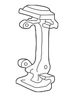 8251156 - Brakes: Caliper Support for Volvo: 850, C70, S70, V70 Image