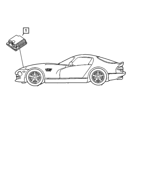Keys, Modules and Engine Controllers for 2009 Dodge Viper #4