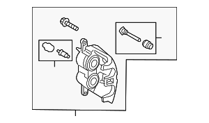 ML3Z2B120D - Brakes: Caliper for Ford: F-150 Image