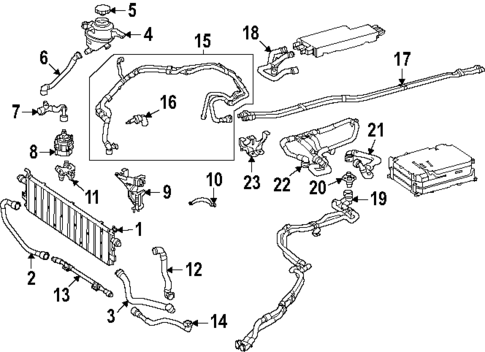 Radiator & Components for 2025 Mercedes-Benz GLC 63 AMG&reg; S E Performance #4