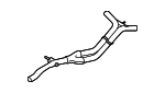 8R0253409N - : Exhaust Pipe for Audi: Q5 Image