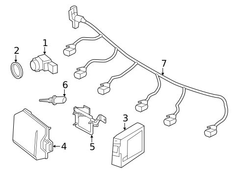 Electrical Components for 2024 Mercedes-Benz E450 #8