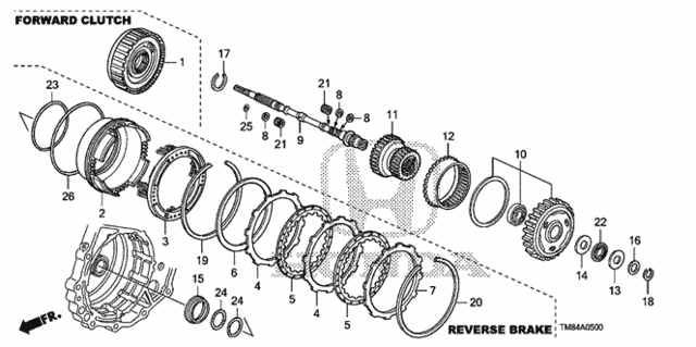 AT Input Shaft - Forward Clutch for 2013 Honda Insight #0