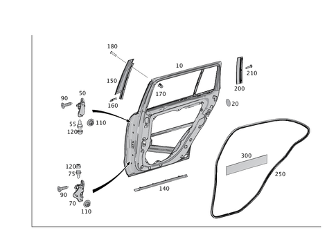 Rear Doors for 2018 Mercedes-Benz GLS450 #0