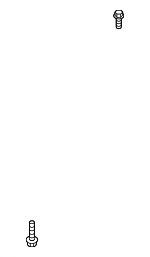 934050602004 - Electrical: Headlamp Assembly Bolt for Honda: Accord Crosstour, Civic, CR-V, CR-Z, Crosstour, Fit, HR-V, Insight, Odyssey, Passport, Pilot, Ridgeline Image