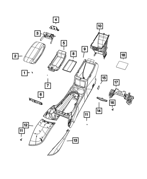 Consoles for 2022 Jeep Cherokee #1