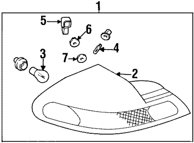 MR296335 - Electrical: Tail Lamp Assembly for Mopar Image