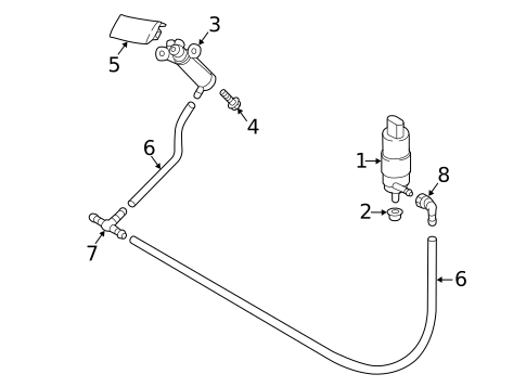 Washer Components for 2015 Audi S3 #0