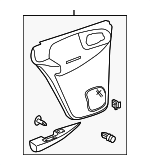 25801167 - : Door Trim Panel for Saab: 9-7x Image