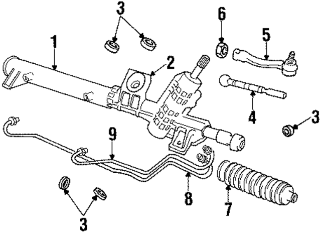 9140941 - : Power Steering Line for Volvo Image
