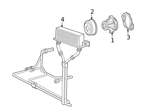 Trans Oil Cooler for 1998 Ford E-150 Econoline Club Wagon #0