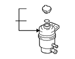 MN101937 - Steering: Reservoir Assembly for Mitsubishi Image