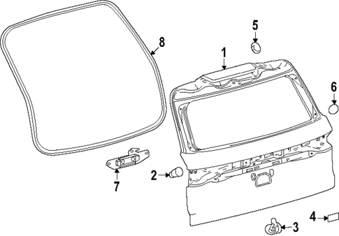 Gate & Hardware for 2025 Lexus TX500h #0