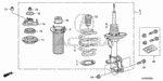 90119SJCA00 - Chassis: BOLT, FLANGE (18X76) for Acura Image