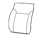 1RL121DVAA - Body: Seat Back Cover for Mopar Image