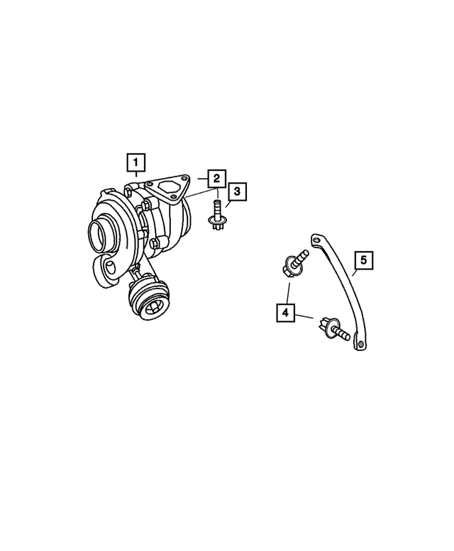 5142494AA - Fuel: Turbocharger for Mopar Image