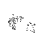 5137201AA - Fuel: Turbo Charger Bracket for Dodge: Sprinter 2500, Sprinter 3500 Image