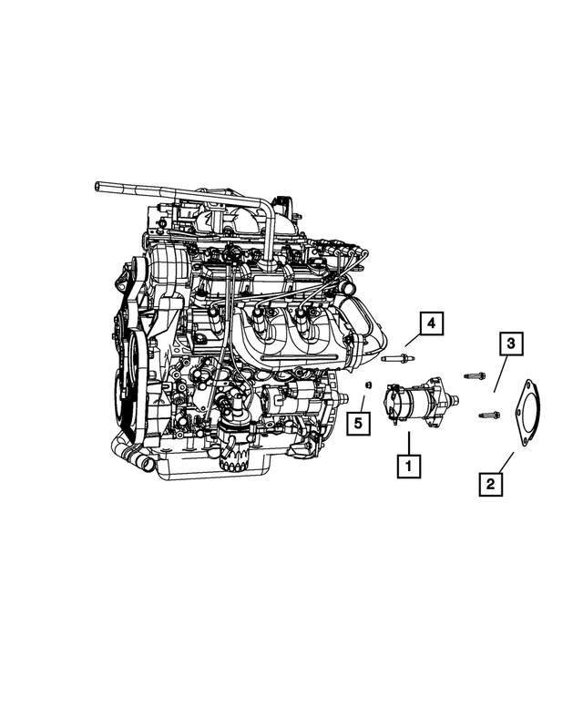 4748046AB - Electrical: Engine Starter for Mopar Image