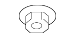 1337606007K - Body: Blind Spot Radar Nut for Kia Image