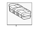 71460AA160B0 - : Seat Cushion for Toyota: Camry Image