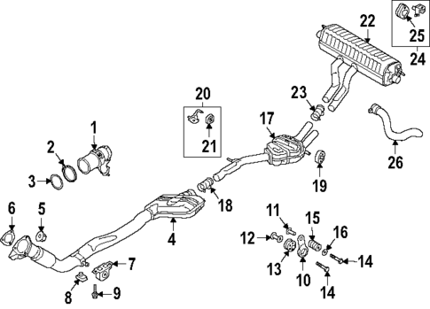 Exhaust Components for 2025 Audi SQ7 #0