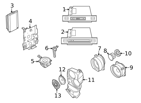 Sound System for 2000 BMW X5 #0