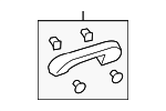83240T20A11ZB - Body: Interior Grab Bar for Honda Image