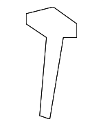 7193052030B0 - Body: Headrest Guide for Scion: xD | Toyota: FJ Cruiser, Matrix, RAV4, Yaris Image