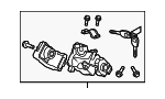6351TK4A02 - Steering: Steering Lock for Acura: TL, ZDX Image