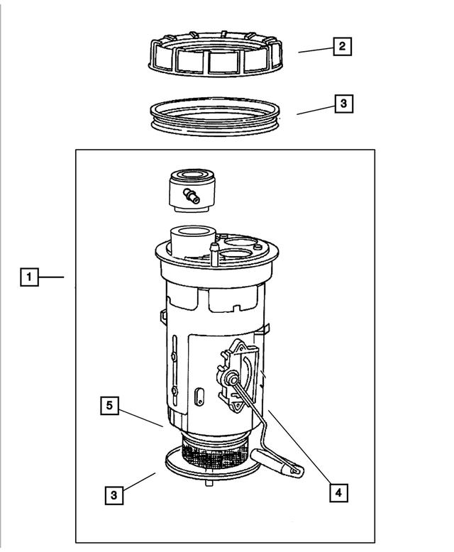 5161335AK - : Fuel Pump/Level Unit Module Kit for Mopar Image