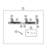 68239742AA - Mopar Accessories - Component Parts: Side Step, Right for Mopar Image