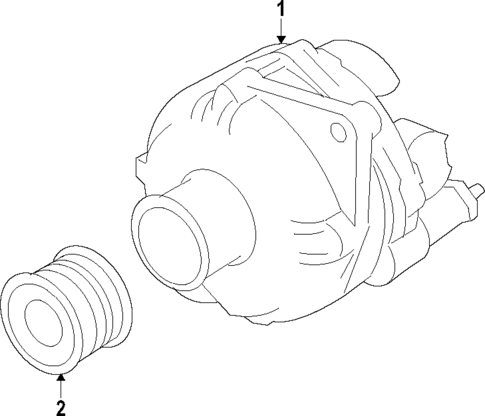 Alternator for 2018 Mitsubishi Outlander #1