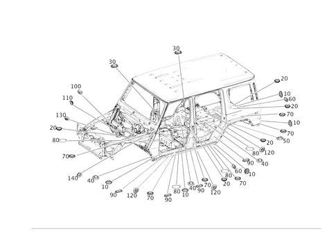 Expansion Plugs, Grommets for 2021 Mercedes-Benz G550 #0