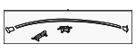 87240F2000 - Body: Roof Molding for Hyundai Image