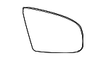 51167174987 - Body: Mirror Glass for BMW Image